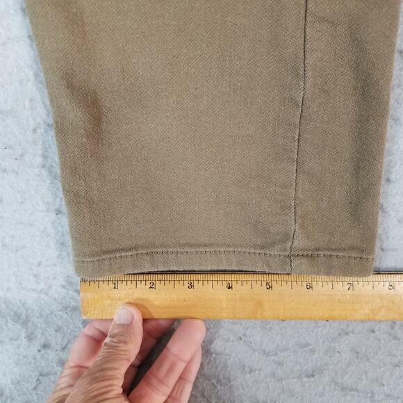 JACHS New York Jeans Mens 36x32 Brown Slim Fit Stretch Five Pocket Casual Pants - Picture 12 of 16